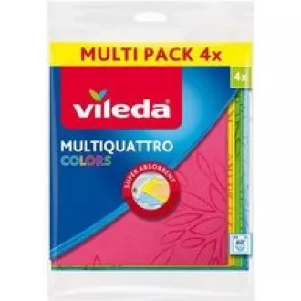 MULTIQUATTRO FARBEN TUCH 4PCS VILEDA