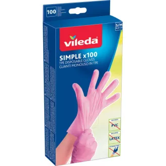 EINFACHE HANDSCHUHE S/M 100 STÜCK VILEDA
