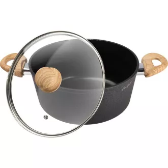 LT1247 KASSEROLLE MIT DECKEL 24CM NATUR LAMART