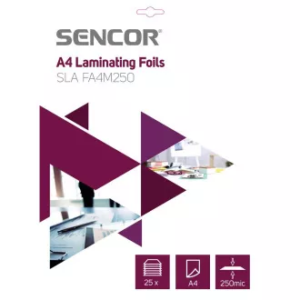 SLA FA4M250 Folie A4 250mic 25pcs SENCOR