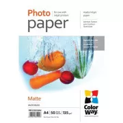 Fotopapier Matt A4 50 Stück 130g COLORWAY
