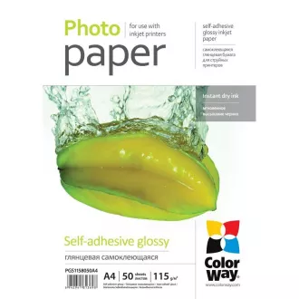 Fotopapier Glänzend A4 50 St. 115g COLORWAY