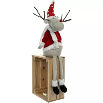 RXL 421 Rentier mit LED-Plüsch 56cm RETLUX