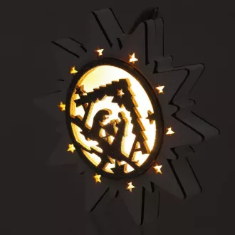 RXL 463 Sternenkrippe 14cm 3LED WW RETLUX