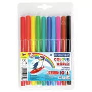 Marker Centropen 7550/10 10 Farben zylindrische Spitze 1mm