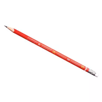 Kores Bleistift Nr.2 dreieckig mit Radiergummi und Multiplikationszeichen Kores Bleistift Nr.2 dreieckig mit Radiergummi und Multiplikationszeichen