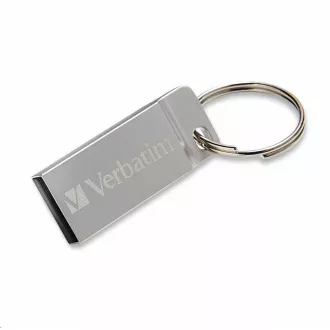 VERBATIM Flash Disk 16GB Metal Executive, USB 2.0, silber