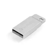 VERBATIM Flash Disk 32GB Metal Executive, USB 2.0, silber