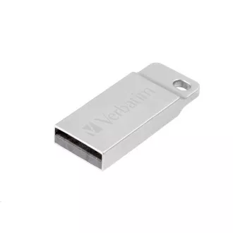 VERBATIM Flash Disk 64GB Metal Executive, USB 2.0, silber