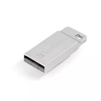 VERBATIM Flash Disk 64GB Metal Executive, USB 2.0, silber
