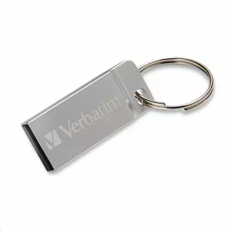 VERBATIM Flash Disk 64GB Metal Executive, USB 2.0, silber