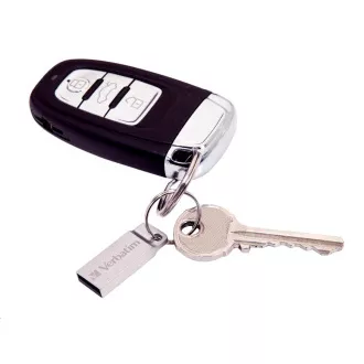 VERBATIM Flash Disk 64GB Metal Executive, USB 2.0, silber