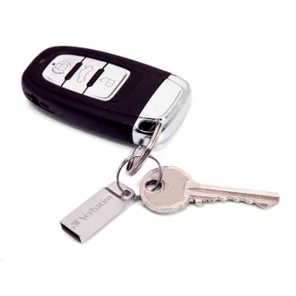 VERBATIM Flash Disk 64GB Metal Executive, USB 2.0, silber
