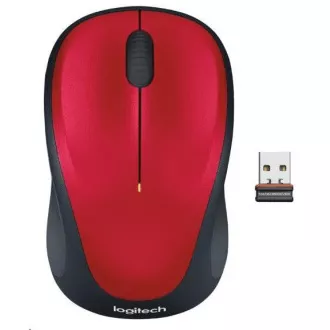 Logitech Wireless Mouse M235, rot