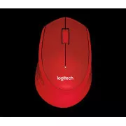 Logitech Wireless Mouse M330 Silent Plus, rot