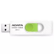 ADATA Flash Disk 64GB UV320, USB 3.1 Dash Drive, weiß / grün