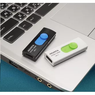 ADATA Flash Disk 128GB UV320, USB 3.1 Dash Drive, weiß / grün