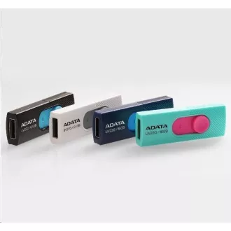ADATA Flash Disk 16GB UV220, USB 2.0 Dash Drive, schwarz / blau ADATA Flash Disk 16GB UV220, USB 2.0 Dash Drive, schwarz / blau