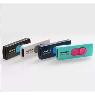 ADATA Flash Disk 64GB UV220, USB 2.0 Dash Drive, weiß / grau