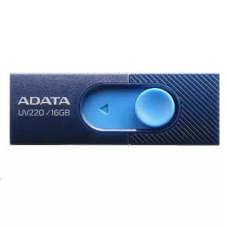 ADATA Flash Disk 16GB UV220, USB 2.0 Dash Drive, blau / Navy ADATA Flash Disk 16GB UV220, USB 2.0 Dash Drive, blau / Navy