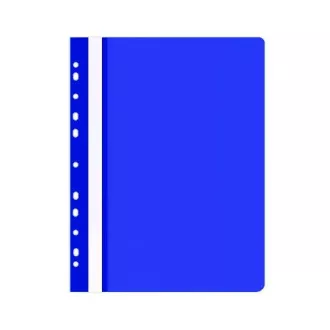 Schnellbinder A4 ROC PP Euroscharnier Vorderseite klar Rückseite blau Schnellbinder A4 ROC PP Euroscharnier Vorderseite klar Rückseite blau