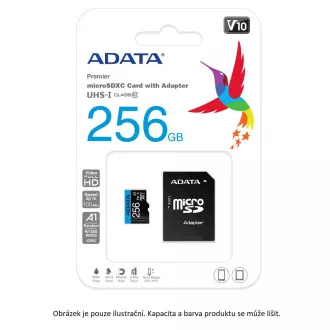 ADATA MicroSDXC-Karte 128 GB Premier UHS-I Klasse 10 + Adapter