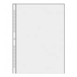Cover A4 Jumbo 239x311x0,3mm "U" Euroscharnier 50mic klar 50St