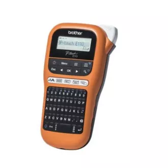 BROTHER Etikettendrucker PT-E110VP - 12mm, TZe-Bänder - Markierer - für Elektriker - mit Etui BROTHER Etikettendrucker PT-E110VP - 12mm, TZe-Bänder - Markierer - für Elektriker - mit Etui