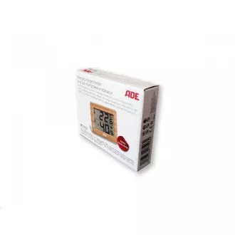 ADE WS 1702 Bambus - Digitalthermometer mit Hygrometer