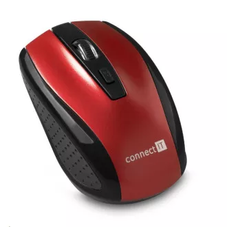 CONNECT IT Kabellose optische Maus, rot