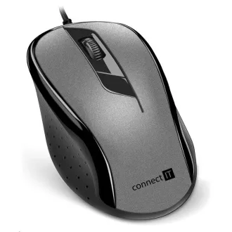 CONNECT IT Optische Maus, USB, grau