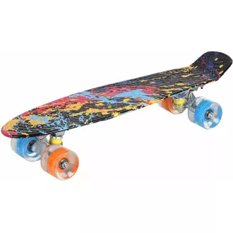 Pennyboard ENERO SPLASH, 56 cm mit LED-Rädern