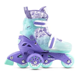 Kinder Rollschuhe Cariboo Step One, lila und mint, 30-33 - Unverpackt Kinder Rollschuhe Cariboo Step One, lila und mint, 30-33 - Unverpackt