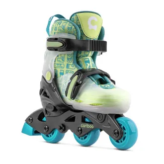 Kinder-Rollschuhe Cariboo Step One, blau-grün, 30-33 - Unverpackt