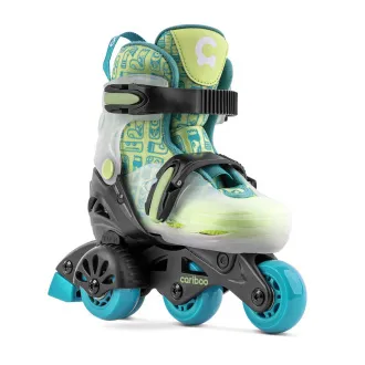 Kinder-Rollschuhe Cariboo Step One, blau-grün, 30-33 - Unverpackt