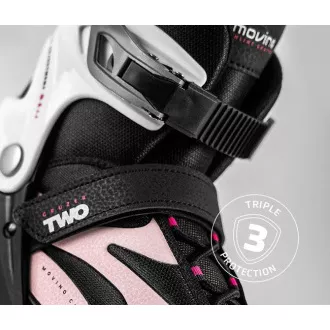 Rollschuhe Movino Cruzer Two, Rosa, 38-41