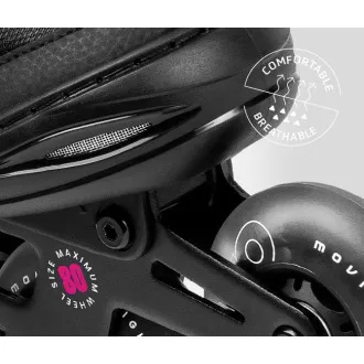 Rollschuhe Movino Cruzer Two, Rosa, 38-41