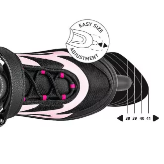 Rollschuhe Movino Cruzer Two, Rosa, 38-41