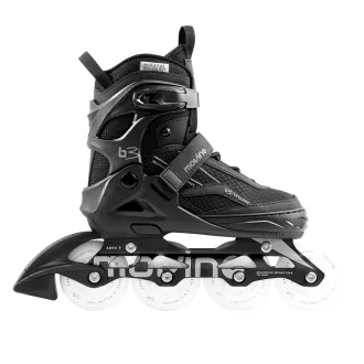 Movino Cruzer B3 LED Rollschuhe - schwarz, 38-41