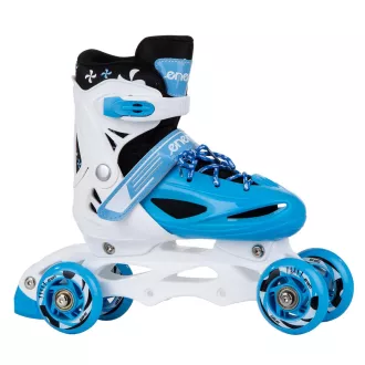 Rollschuhe 4in1 Enero KIDS - blau und weiß, 34-37 Rollschuhe 4in1 Enero KIDS - blau und weiß, 34-37