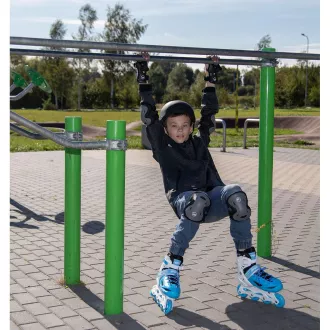 Rollschuhe 4in1 Enero KIDS - blau und weiß, 34-37 Rollschuhe 4in1 Enero KIDS - blau und weiß, 34-37
