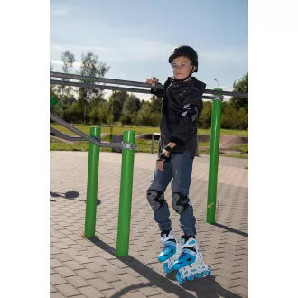 Rollschuhe 4in1 Enero KIDS - blau und weiß, 34-37 Rollschuhe 4in1 Enero KIDS - blau und weiß, 34-37