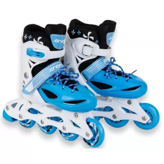 Rollschuhe 4in1 Enero KIDS - blau und weiß, 30-33