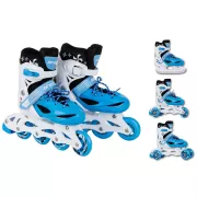 Rollschuhe 4in1 Enero KIDS - blau und weiß, 26-29