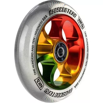 Scooter-Räder NKD Rally Stunt 2 Stück, 110 mm, silber Scooter-Räder NKD Rally Stunt 2 Stück, 110 mm, silber