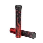 Ersatzgriff für Freestyle Scooter Lenker TPR Grip (EDGE Schwarz-Rot), 2 Stück