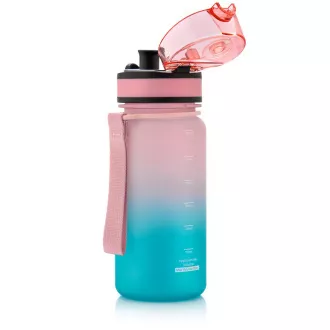 Tritan Sportflasche MTR, 350ml, rosa-blau