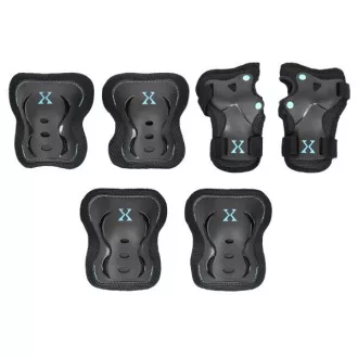NEX-Protektorenset SCHWARZ-BLAU, L