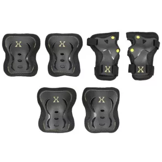 NEX SCHWARZ-GOLD Protektorenset, L