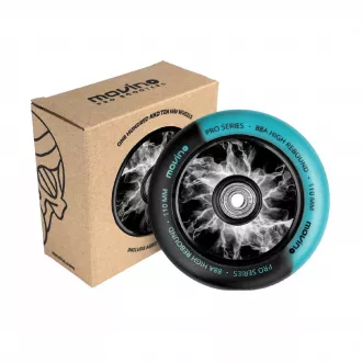 Ersatzräder für Freestyle Scooter MOVINO Maniac, 110 mm, Nylon, 2 Stück, Blau